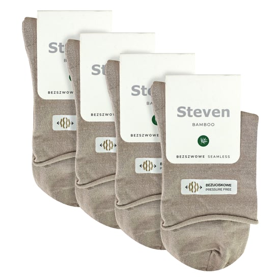 4 Pares de Calcetines Sensoriales de Bambú para Damas - Calcetines Suaves y Sin Costuras para Confort Todo el Día - Image 2