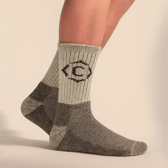Calcetines de senderismo para hombre, resistentes y duraderos, con acolchado y talón ypuntera reforzados. - Image 3