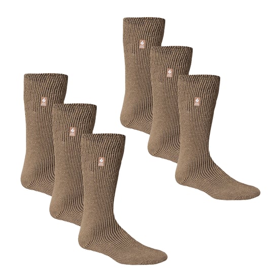 6 Pares de Calcetines Térmicos Originales Gruesos para Hombre para Climas Fríos - Image 1