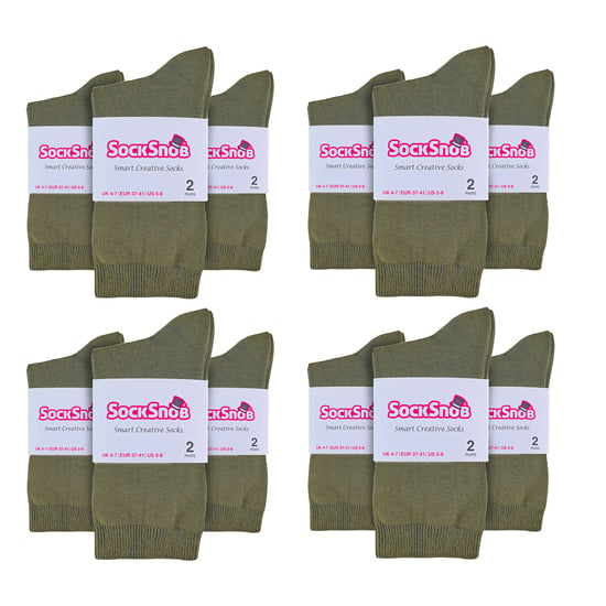 24 Pares de Medias de Vestir de Algodón Rico para Dama - Image 2