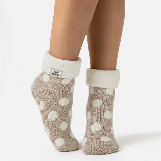Calcetines de cama suaves y esponjosos para mujeres con parte superior de plumas - Image 3