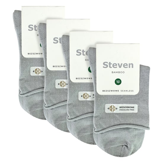 4 Pares de Calcetines Sensoriales de Bambú para Damas - Calcetines Suaves y sin Costuras para Comodidad Todo el Día - Image 2