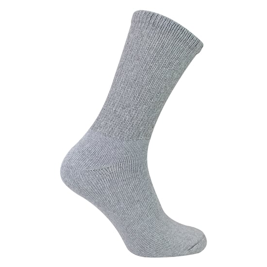 6 Pares de Calcetines Diabéticos de Algodón para Hombre - Calcetines Suaves de Comodidad Diaria sin Compresión - Image 3