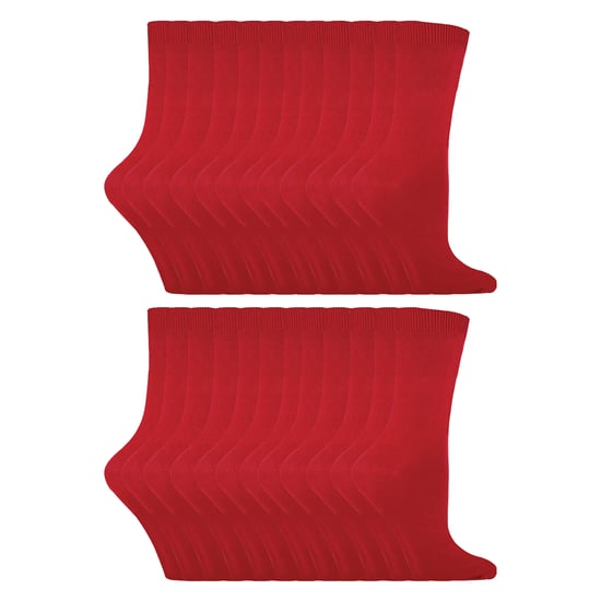 24 Pares de Medias de Vestir de Algodón Premium para Dama - Image 1