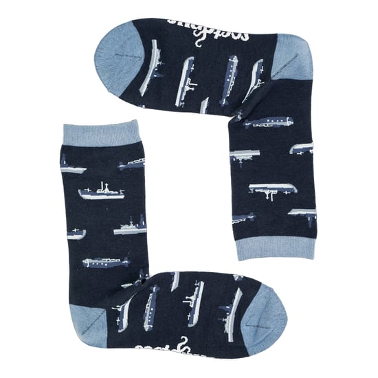 Calcetines de algodón unisex con patrón de vehículos - Image 3