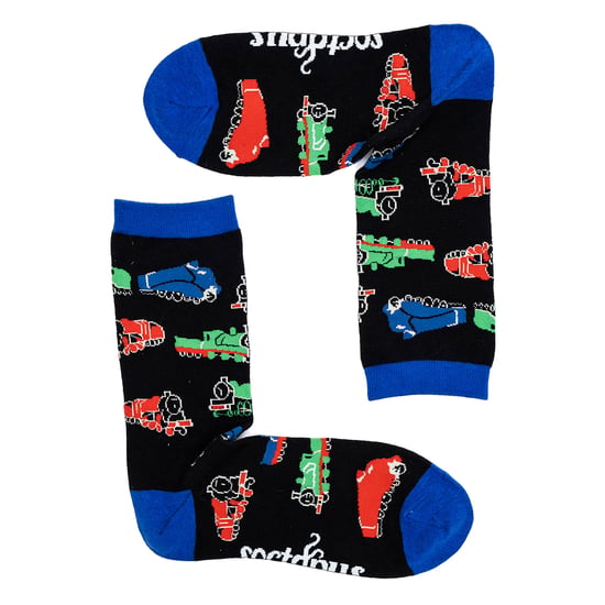 Calcetines de algodón unisex con patrón de vehículos - Image 3