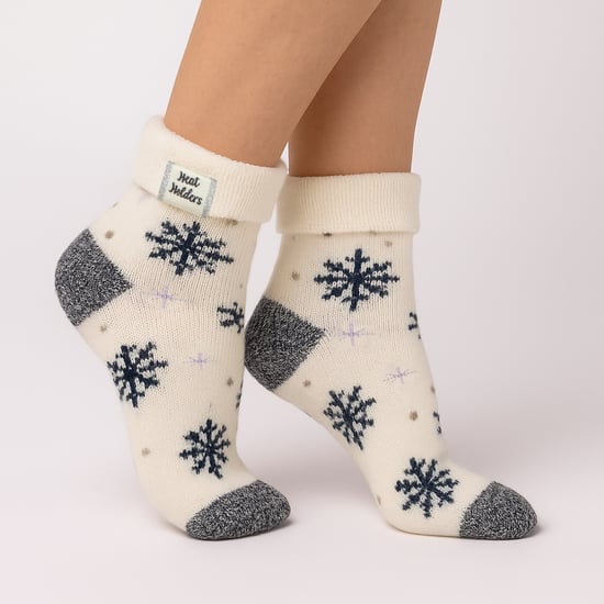 Calcetas Acogedoras con Puño Doblado | Calcetines de Invierno Cálidos para Mujeres - Image 3