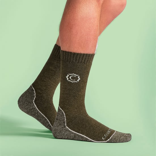 Calcetines de senderismo acolchados para hombres, mezcla de lana, ideales para comodidad al aire libre - Image 3