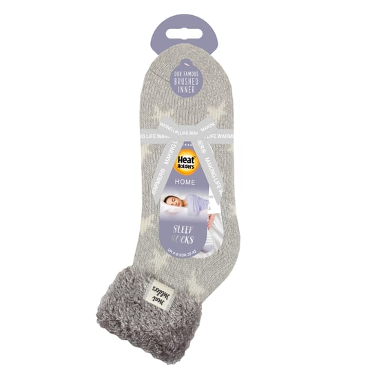Calcetines térmicos de mujer con puño acanalado para estar en casa. - Image 2