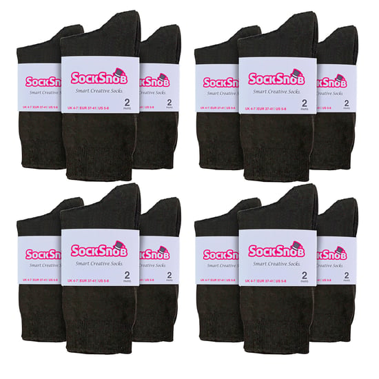 24 Pares de Calcetines de Vestir de Algodón Rico para Dama - Image 2