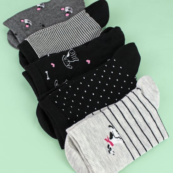 10 Pares de Medias para Mujeres con Diseño de Perros - Medias Divertidas de Algodón Suave con Diseño de Perro - Image 5