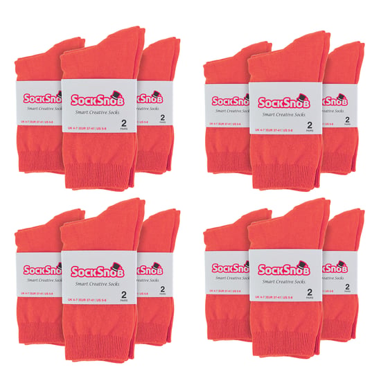 24 Pares de Calcetines de Vestir de Algodón Rico para Dama - Image 2