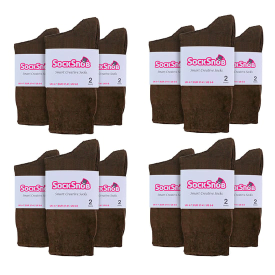 24 Pares de Calcetines de Vestir de Algodón Rico para Dama - Image 2