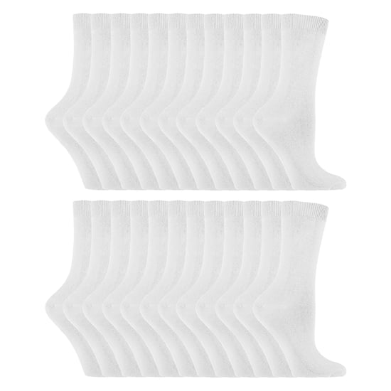24 Pares de Calcetines Largos de Algodón para Dama - Image 1