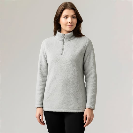 Conjunto de chándal térmico para mujeres con parte superior e inferior suaves, ropa de estar por casa caliente para invierno - Image 5