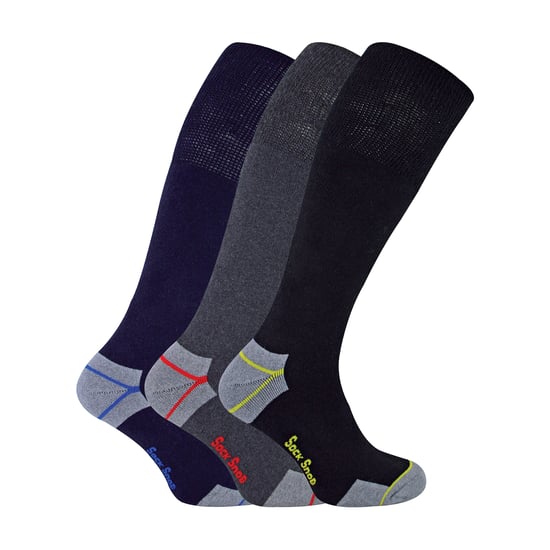 3 Pares de Calcetines de Trabajo para Hombre, Largos hasta la Rodilla - Image 1