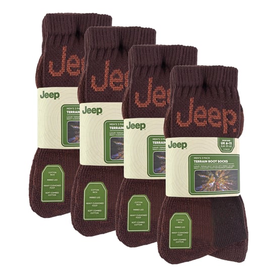 12 Pares de Calcetines de Senderismo para Hombre de Lujo con Amortiguación de Algodón - Image 2
