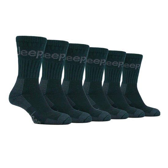 6 Pares de Calcetines de Algodón con Amortiguación de Lujo para Hombre - Image 1
