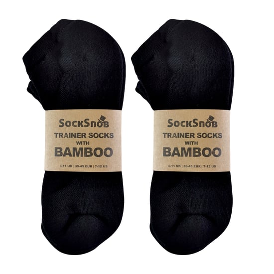Calcetines deportivos de bambú y algodón para hombre, 12 pares - Image 2