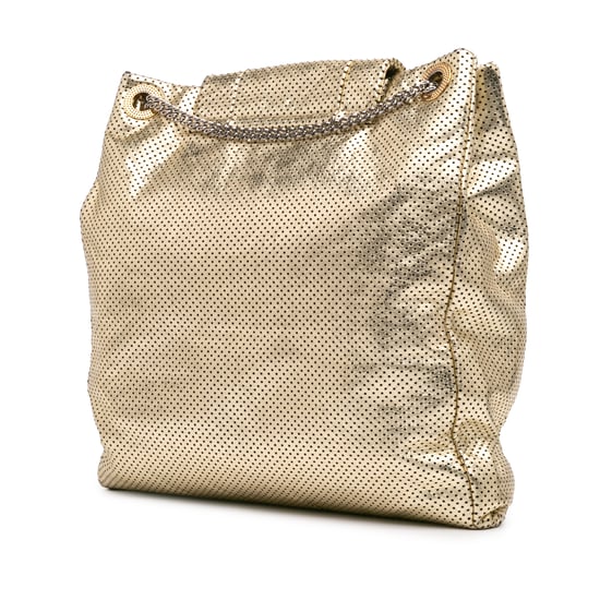 Bolso Tote de Cuero Perforado Chanel - Image 2