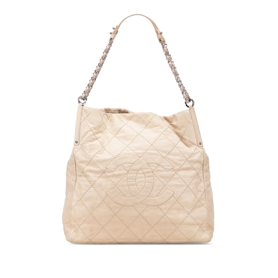 Bolso Hobo Acolchado con Cadena - Image 1