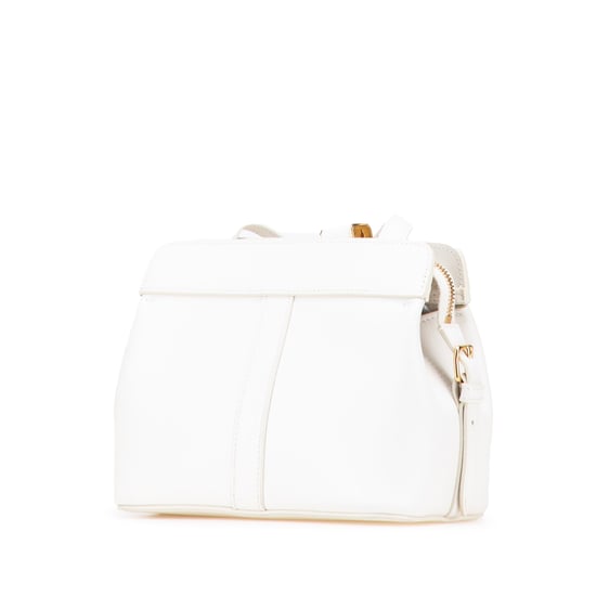 Bolso de hombro de cuero blanco - Image 2