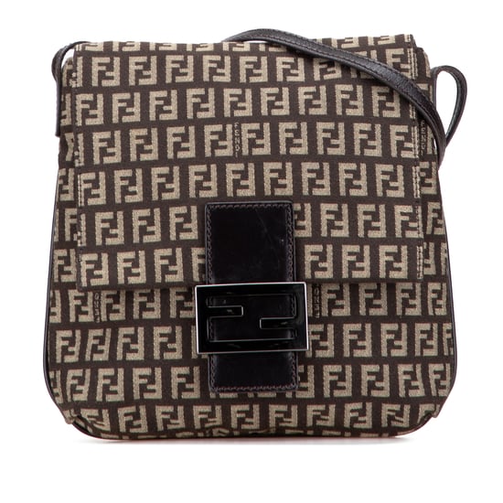 Bolso de hombro de lona Baguette Ff - Image 1