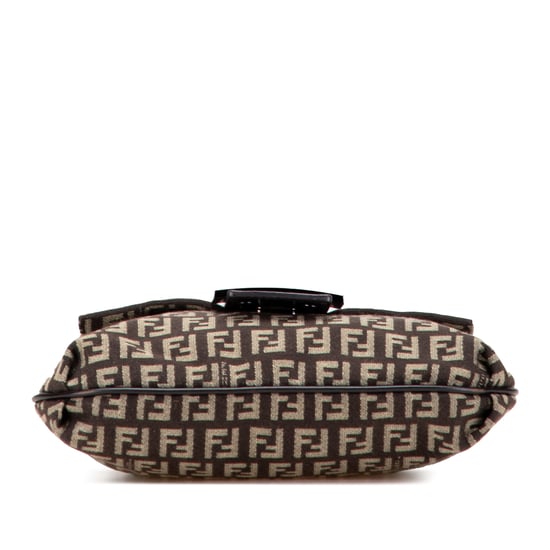 Bolso de hombro de lona Baguette Ff - Image 3