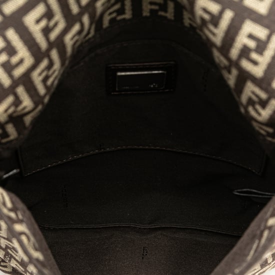 Bolso de hombro de lona Baguette Ff - Image 4