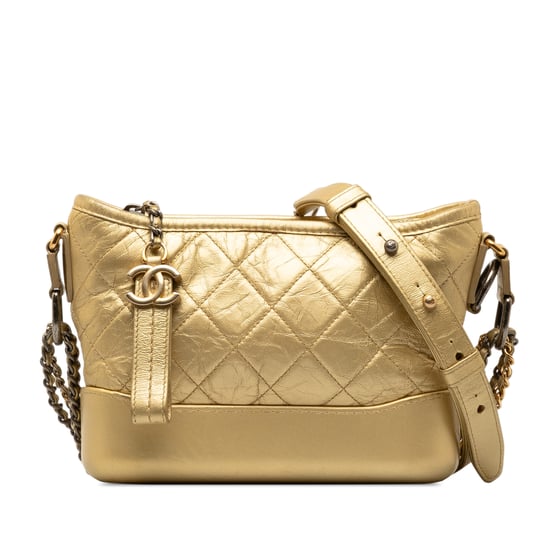 Bolso Hobo de Cuero Acolchado Gabrielle - Image 1