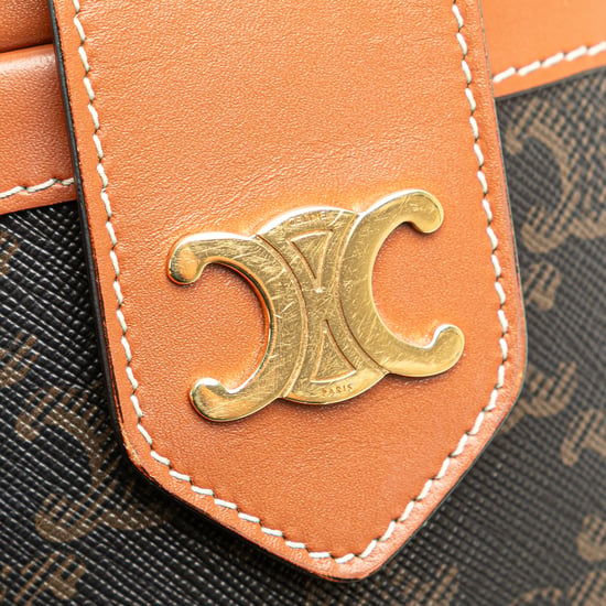 Bolso de hombro con patrón Triomphe - Image 5