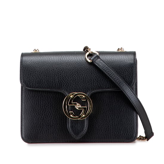 Bolso de cuero cruzado con G entrelazado - Image 1