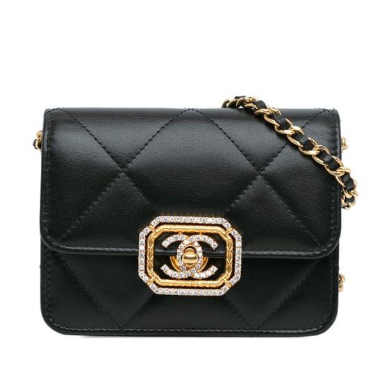 Bolso Cruzado Acolchado con Cadena - Image 1