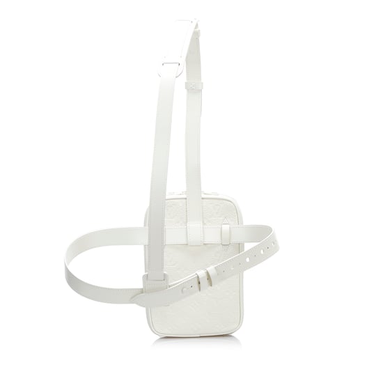 Bolso de Cuerpo de Cuero con Monograma - Image 4