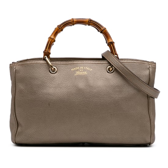 Bolso Tote de Cuero de Bambú - Image 1