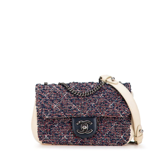 Bolso Clásico de Solapa Estilo Tweed - Image 1
