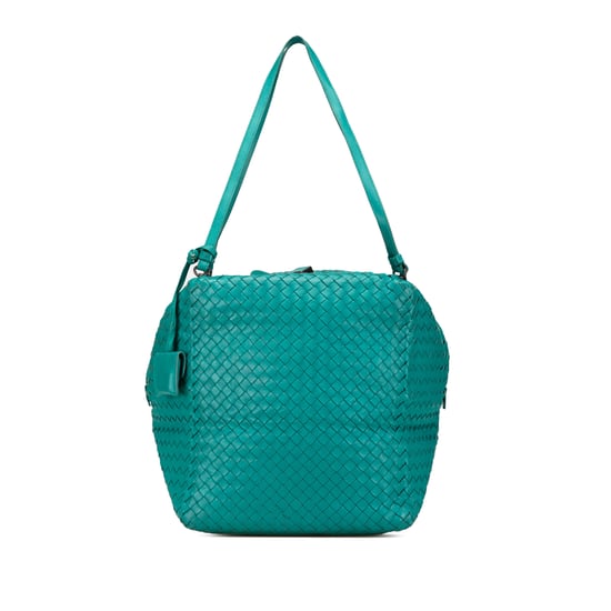Bolso de Mano de Cuero Intrecciato - Image 1