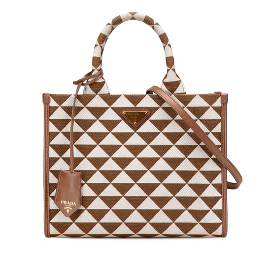 Triangle Jacquard Tote - Image 1