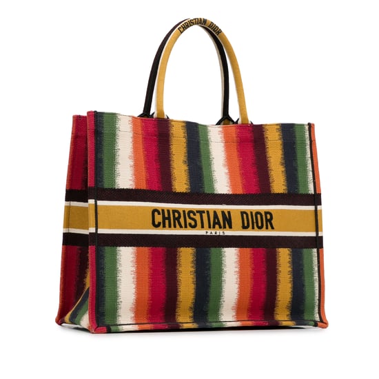 Bolso de Lona Rayado para Libros - Image 2