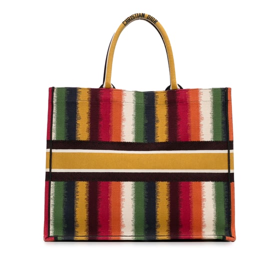 Bolso de Lona Rayado para Libros - Image 4