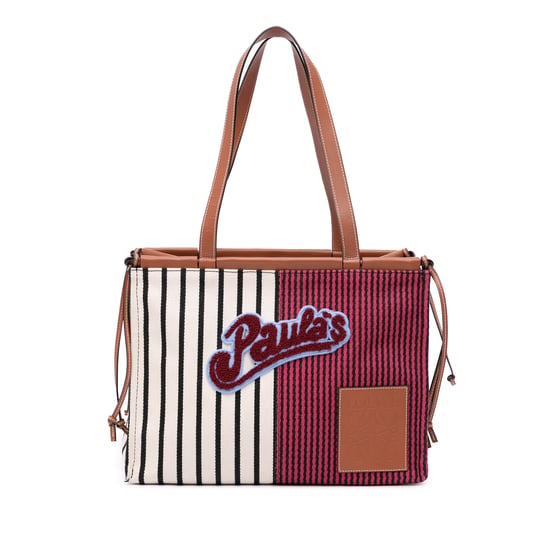 Bolsa Tote Paula Ibiza de Lona Rayada - Image 1