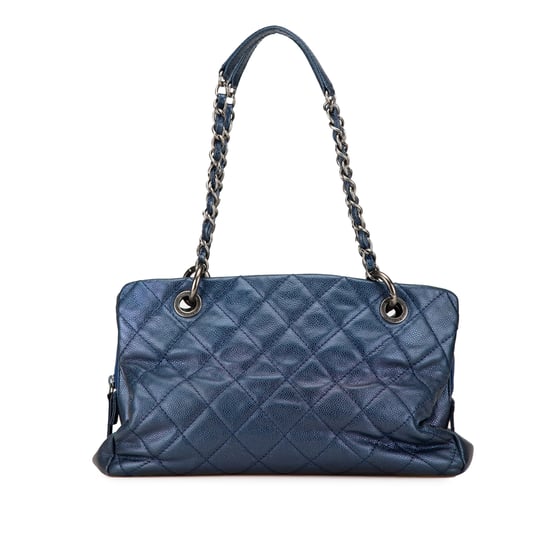 Bolso de cadena de cuero acolchado - Image 1