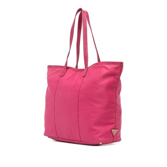 Bolso Tote de Nylon Rosa - Image 2