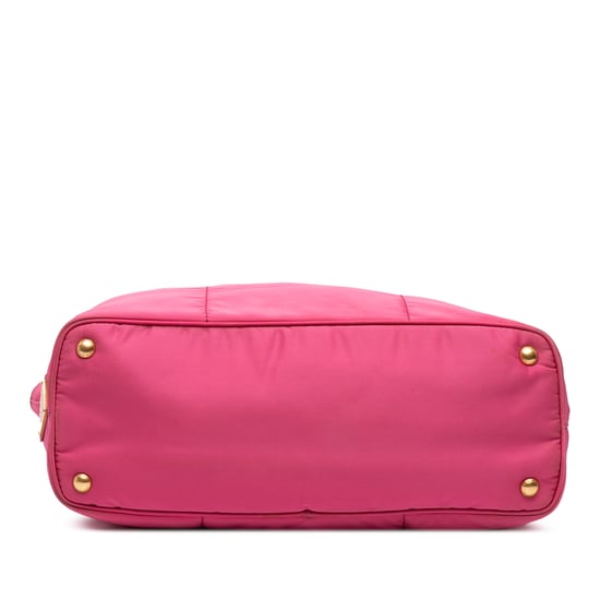 Bolso Tote de Nylon Rosa - Image 3