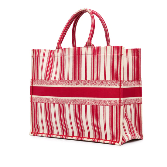 Bolso de Lona Rayado para Libros - Image 2