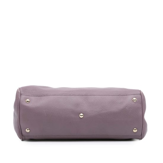 Bolso de Cuero con Asa de Bambú - Image 3