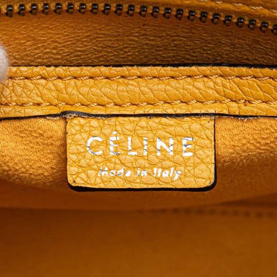 Bolso de Mano Nano de Cuero Amarillo - Image 5
