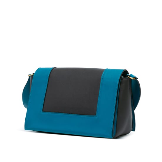 Bolso Ava Teal Cuero Negro - Image 2