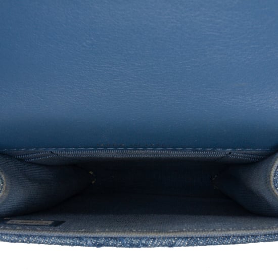 Bolso Crossbody de Denim Acolchado - Image 4