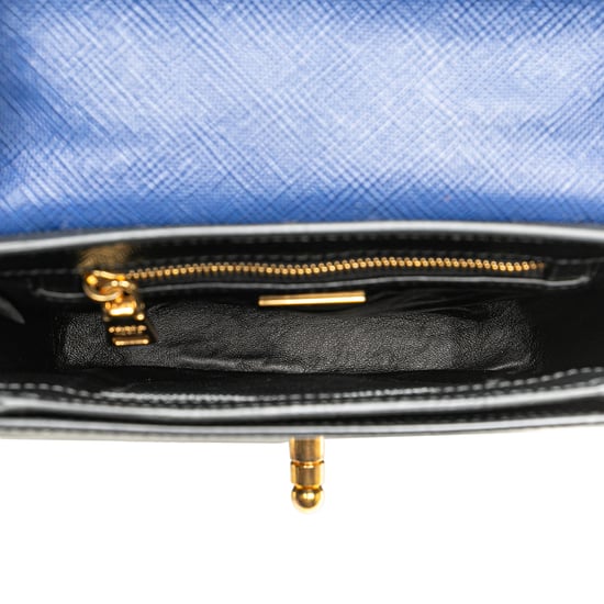 Bolso de Bandolera Bicolor con Solapa - Image 4